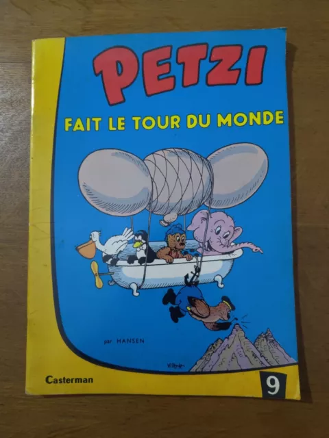 Petzi fait le tour du monde N°9 - Casterman - 1966