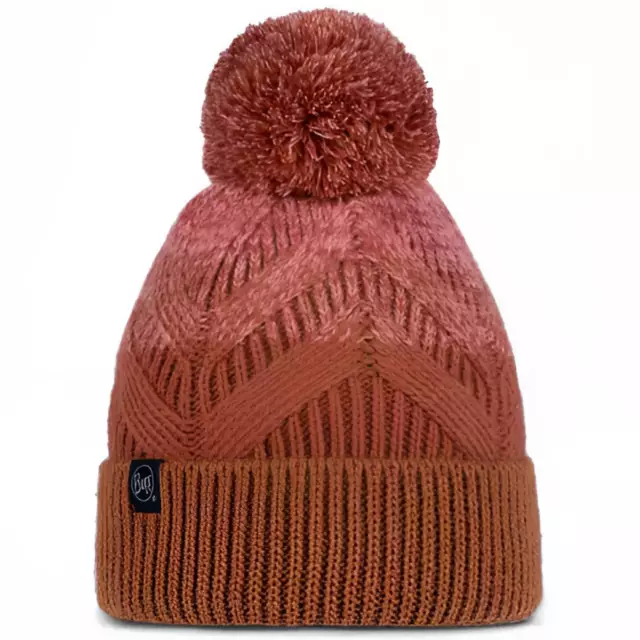 Buff Masha Knitted & Polar Beanie, Masha Cinnamon