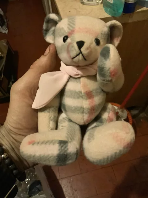 small burberry teddy bear