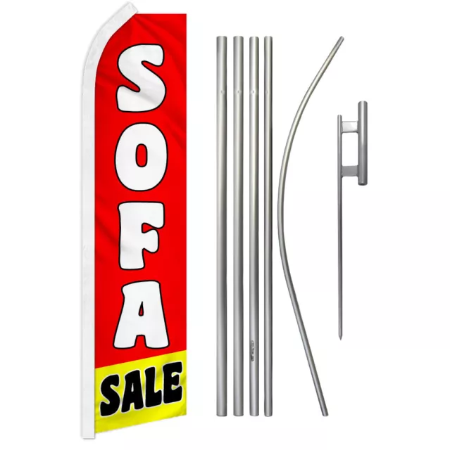 Furniture Sale Advertising Swooper Flutter Feather Flag Kit Sofa Mattress Sale