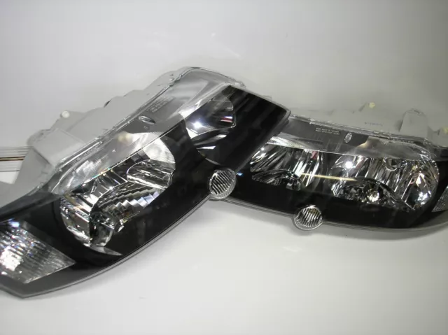 VY SS SV8 HEADLIGHTS PAIR NEW black vy ss head lamp FOR HOLDEN COMMODORE NEW