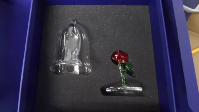 Swarovski Disney Verzauberte Rose Die Schöne und das Biest Belle  mit OVP.