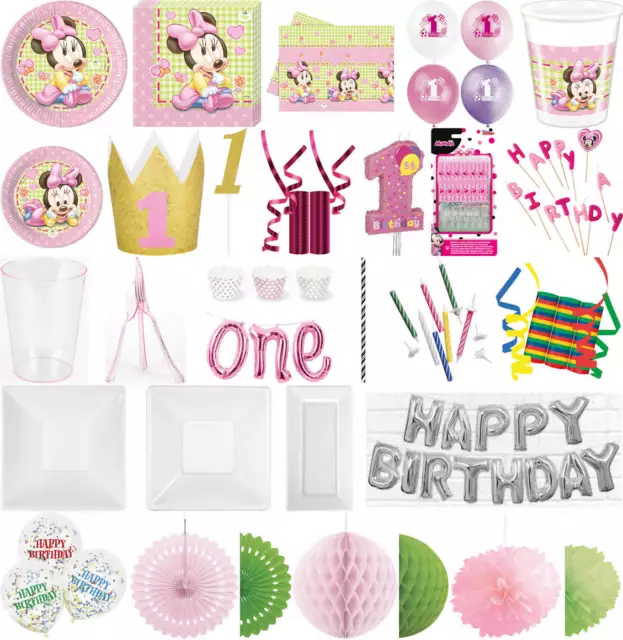 Kinder-Geburtstag Party Deko Feier Fete Motto Disney Baby Minnie