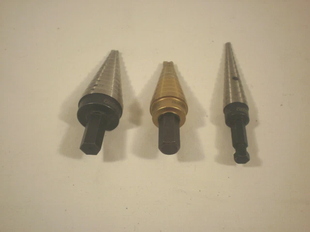 Irwin Unibit 3 Piece  Step Drills #1 #3 #4