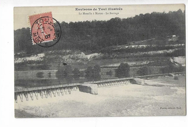 54 Toul La Moselle A Maron Le Barrage