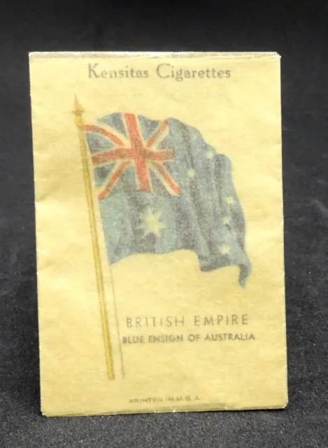 Multi-List Of Vintage Kensitas Cigarettes British Empire Silk Flags (L) (Usa)