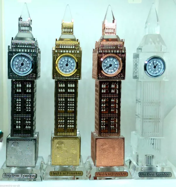 18cm , Big Ben Clock Tower of London with Clock Souvenir Collectible Gifting