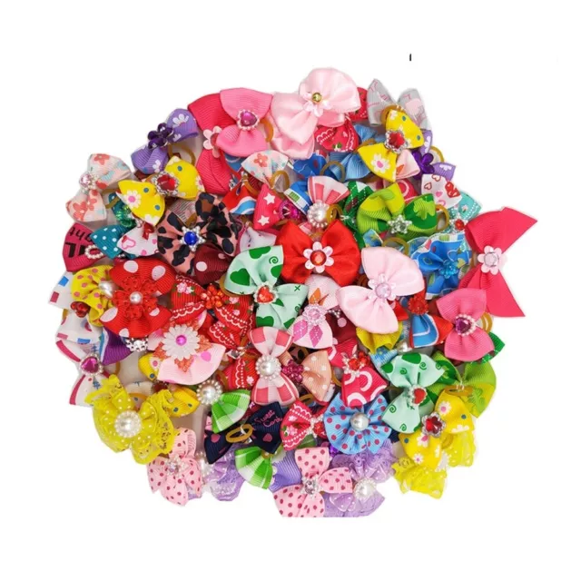 40 Pcs Chouchous Cadeaux Filles Élastique À Cheveux Vêtements Barrettes