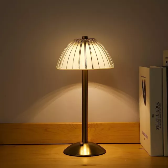 Modern LED Table Lamp USB Rechargeable Dimmable Bar Touch Night Light ​Cordless