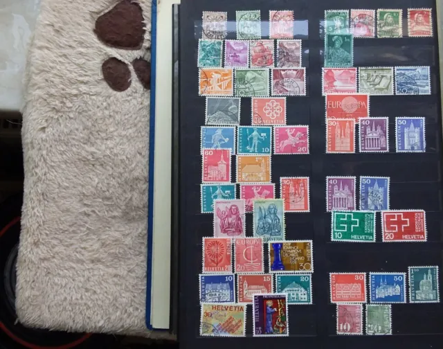 Briefmarken Sammlung Lot Europa Schweiz