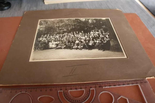 tolles altes  großes Gruppenfoto - Schüler Studenten ? - Mittweida 1900-1920