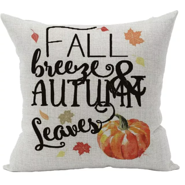Fall Autumn Room Sofa Car Decorative Throw Pillow Case Cushion Cover 18X18Inch