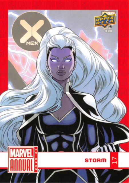 STORM / Marvel Annual 2020-21 (UD 2022) BASE Trading Card #17