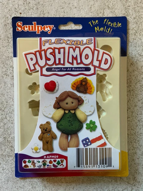 Sculpey Flexible Push Mold APM09 Angel For All Reasons