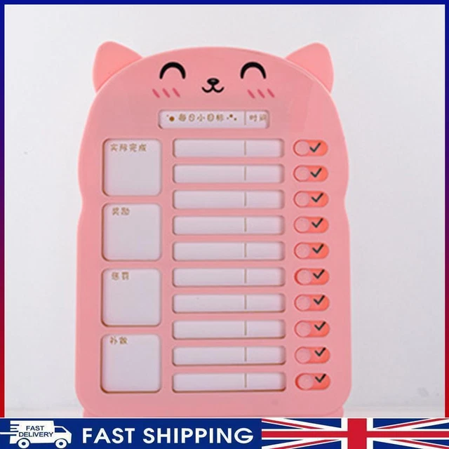 Pink Task Checklist ~ CHORE CHART My Chores Checklist Task Board for Efficient Task ...