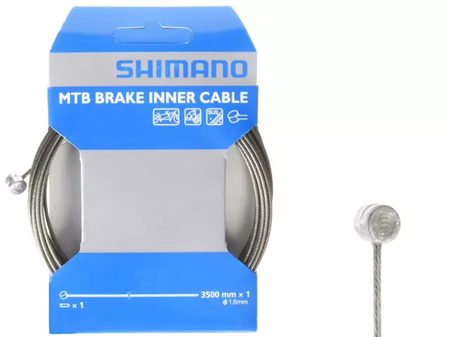 Shimano TANDEM Stainless Steel MTB Brake Inner Cable 1.6mm x 3500mm