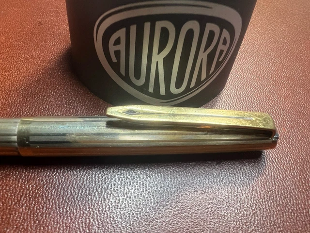 Stylo Bille Aurora 98 En Argent Massif 925/1000 - Rare - Occasion - Recharge Fournie