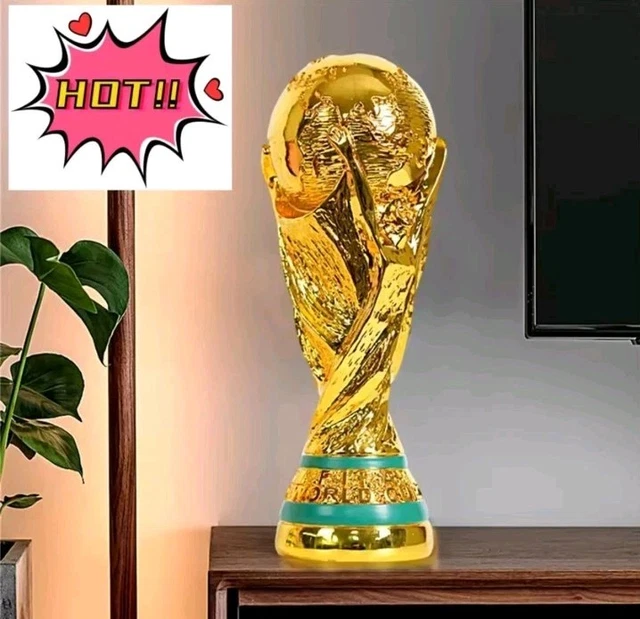 REPLICA FIFA WORLD Cup Trophy Full 36cm £45.42 - …