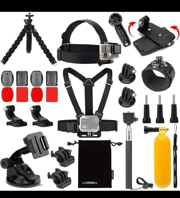Luxebell Accessories Kit for AKASO EK5000 EK7000 4K WiFi Action Camera GoPro