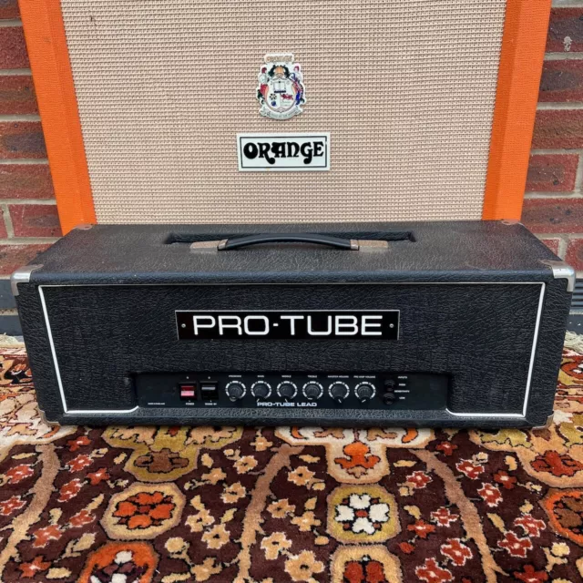 Vintage 1980s Laney Pro Tube Lead 50 PRE AOR Valve Guitar Amplifier Head