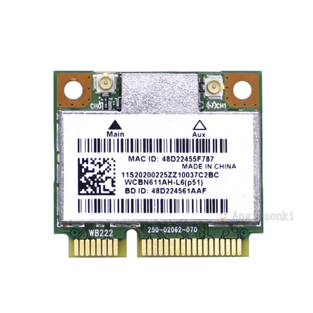 Lenovo AR5B22 Y480 Y510p Y500 Y410p Y430p Dual Band BT 4.0 Wifi WLAN Card