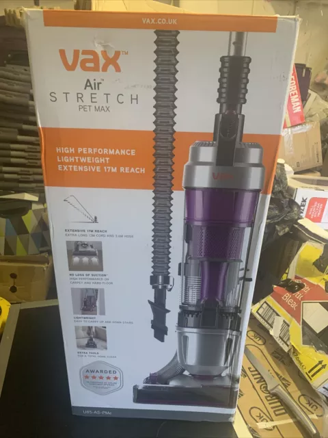 Vax Air Stretch Pet Max U85-AS-Pme Upright Bagless Vacuum Cleaner - Silver /...