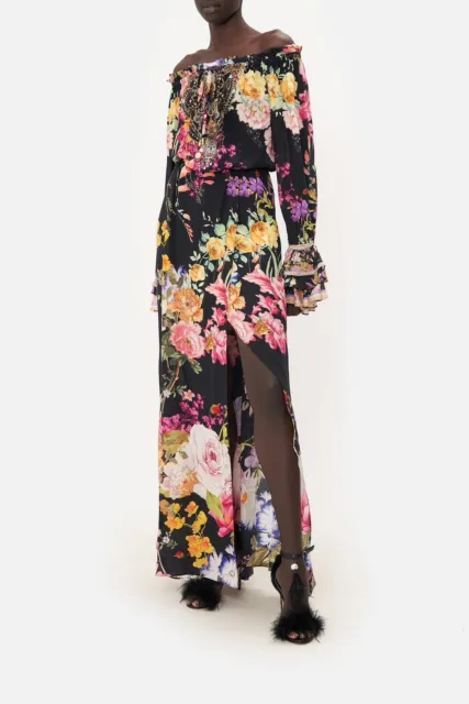 CAMILLA KAFTAN MAXI Floral Libertine Lady Silk Dress Size S Off ...