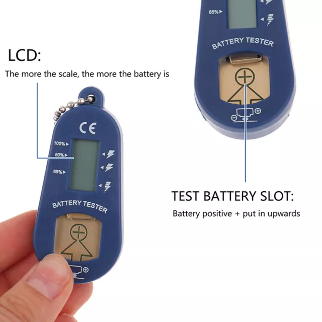 Digital Hearing Aid Aids Battery Tester Checker LCD Screen Portable Measuri@t@