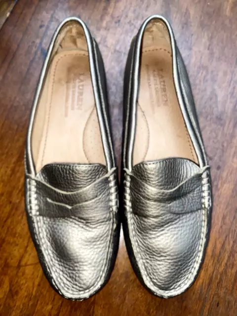 Lauren Ralph Lauren Camila Bronze Metallic Driving Mocs Loafers 9B