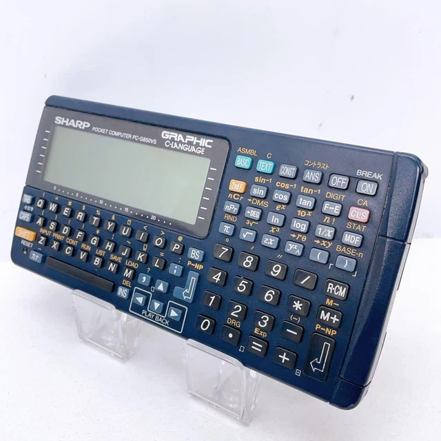 ジャンク SHARP シャープ PC-G850V ポケコン 動作不明[19808