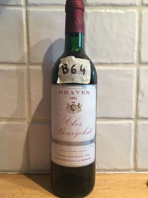 Clos Bourgelat 1994 - Graves - Bordeaux - B64
