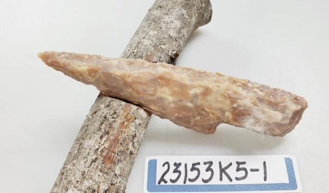 5" Stone Knife Blade - Skinning - Hunting - Craft- Hand Knapped Agate