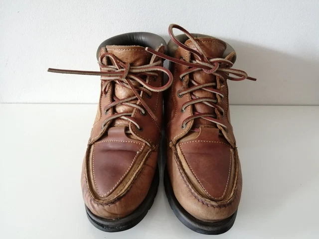 Timberland Bottes Marron Vintage Waterproof Leather Chukka Boots 7.5 Bottines 38