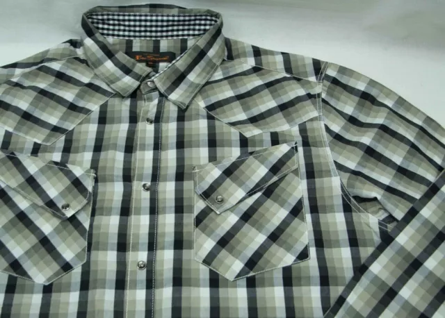 .. Camisa Hombre Ben Sherman Manga Larga Algodón Talla L (Etiqueta Xl) Excl