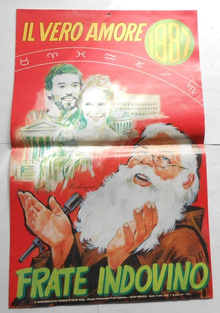 Calendario Frate Indovino 1987 - Il Vero Amore