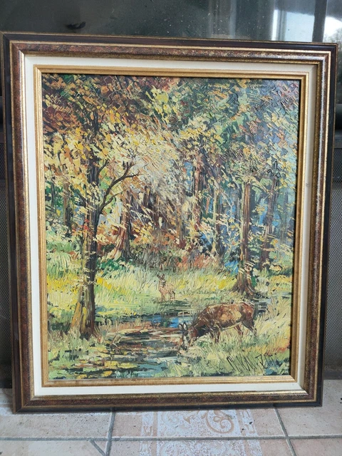 Huille Sur Toile tableau peinture