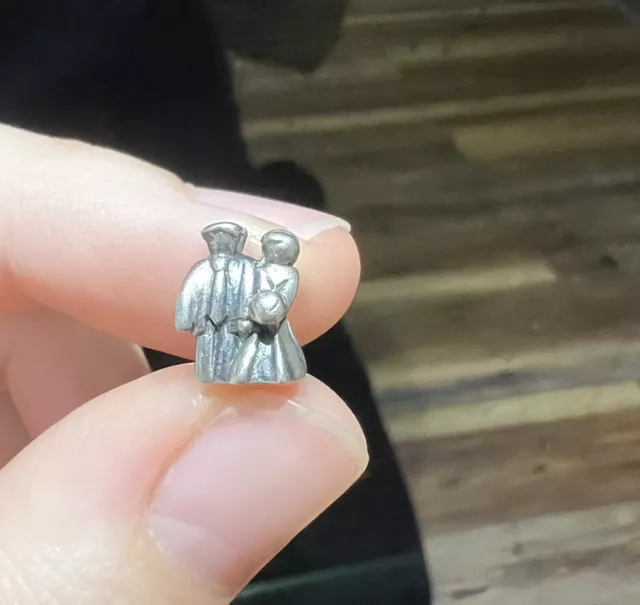 Chamilia Bride & Groom Bead Charm - Sterling Silver GE-16 Retired