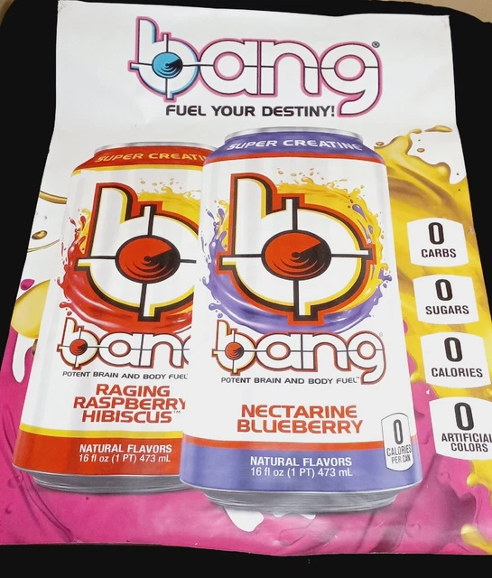 Large Advertising Banner Flag BANG ENERGY DRINK 60"x 48"