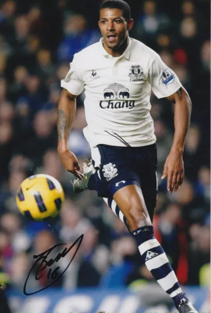 Jermaine Beckford Hand Signed 12x8 Photo - Everton - Football Autograph 2.