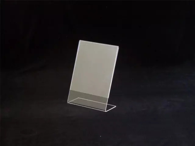 A4 Single Menu Holder Acrylic Perspex - Holds Single Page Display Stand Sale