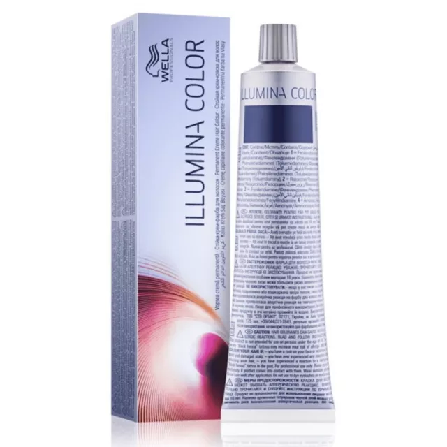 Color Permanente para el Cabello WELLA Illumina 60ml Todos Tonalidad