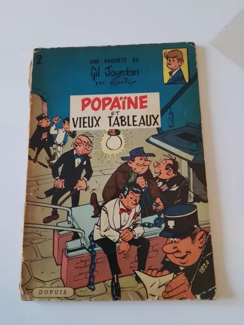 Gil Jourdan - Popaïne Et Vieux Tableaux - EO 1959 - À Restaurer