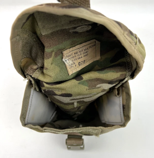 US Army Military MOLLE IFAK Individual First Aid Kit Pouch Sekri OCP Multicam 3