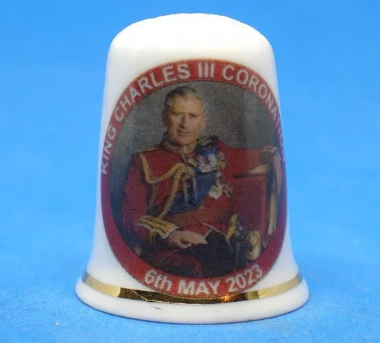 Birchcroft Thimble --  King Charles 111  Coronation 6th May 2023