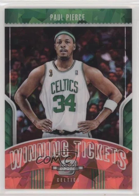 2018 Contenders Optic Winning Tickets Prizms Red Cracked Ice Paul Pierce #17 HOF