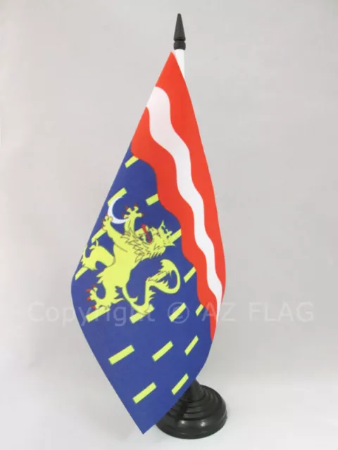 DRAPEAU DE TABLE HAUTE-SAÔNE 21x14cm - PETIT DRAPEAUX DE BUREAU DÉPARTEMENT HAUT