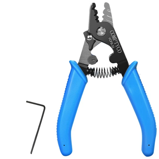 VCFS-33 Glasfaser Abisolierung Zange mit Drei AnschlüSsen FTTH Werkzeug Tei1014