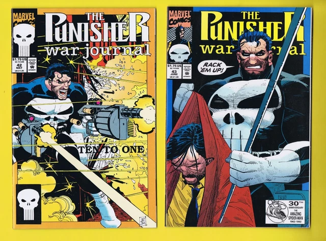 Punisher War Journal 2 PC LOT: #42-43 TEN TO ONE  (Marvel) BOTH NM