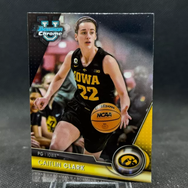 BASE CHROME CAITLIN Clark 202324 Bowman University Iowa Hawkeyes 34