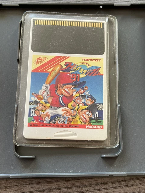 Jeu Pro Yakyuu World Stadium NEC PC Engine Hu-Card - Édition Japon 1988 | Très Bon état